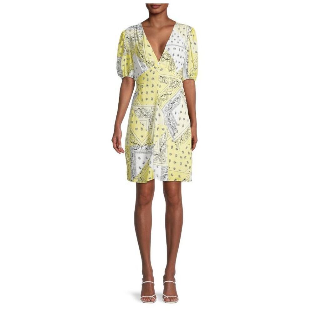 Staud Milla Printed Mini Dress Size 10